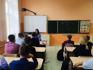 Сотрудники СК в Балашове выступили с лекцией перед учащимися  МОУ «Гимназии имени Ю.А. Гарнаева»