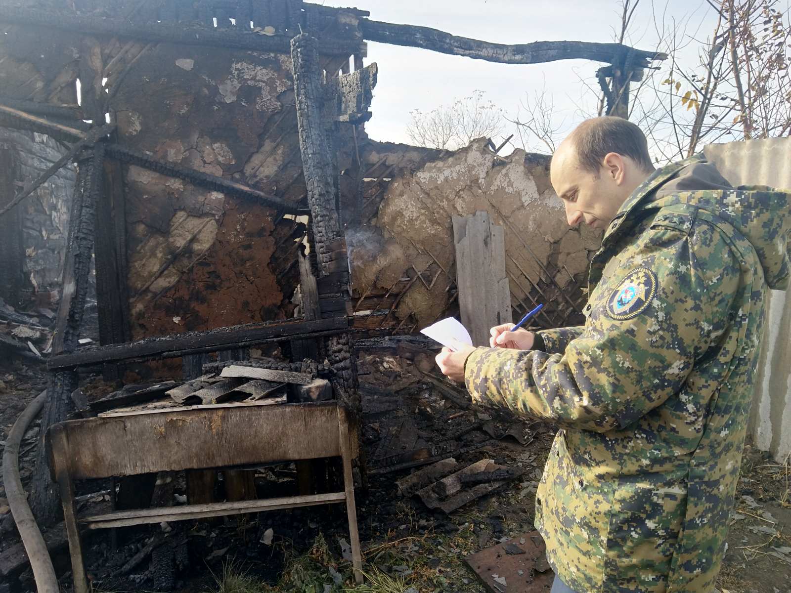 Пожар в Даниловке